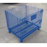 Buy cheap Dia 5.0mm-5.8mm Wire Mesh Container Warehousing Steel Storage Cages from wholesalers