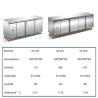 Buy cheap SS304 Commercial Counter Fridge , Antiwear Restaurant Undercounter Refrigerator from wholesalers
