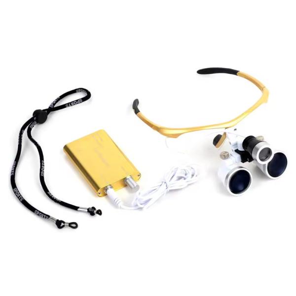 Buy cheap Wireless Surgical Magnifying Glass With LED Headdlight Lighg Weight Dental 3.5X Surgical Loupes from wholesalers