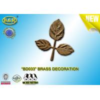 Buy cheap Ref No BD033 Brass Leaf Tombstone Decoration Bronze Leaves Material Copper Alloy product