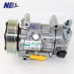 9651910980 / 6453QK / 6453WK Vehicle AC Compressor Deep Groove Structure