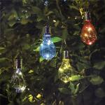 15cm Solar Powered LED Ground Lights 5W RGB Outdoor Fairy Light Bulbs