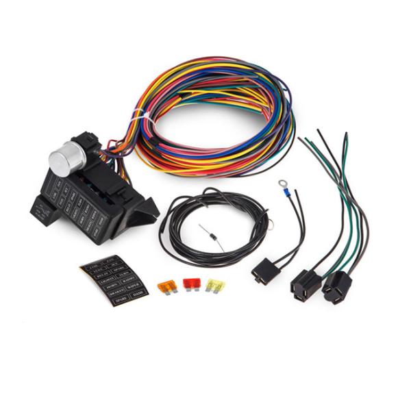 Universal Automotive Wiring Harness Hot Rod 12 Circuit Wiring Harness 0.5/0.8mm
