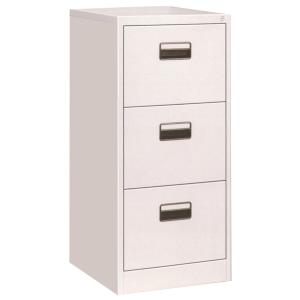 China High Sided 3 Drawers Metal Filing Cabinet For A4 / A5 Documents on sale