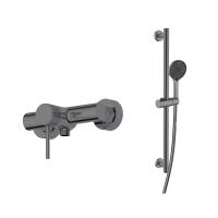 Buy cheap Wall Mounted Single Lever Bath Mixer Tap With Shower product