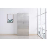 Buy cheap Two Door Stainless Steel Storage Cabinet Cupboard Locker High Performance For product