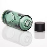 Glass Pump Airless Lotion Bottle 2oz Boston Round 120ml
