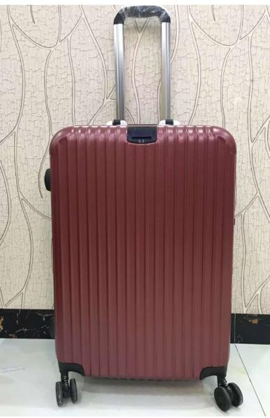 Buy cheap Hight Quality 4 Double Wheels Hard Shell PC Aluminum Frame Tsa Lock Adult Travelling Red Suitcases Luggage from wholesalers