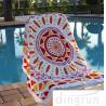Buy cheap Cotton Custom Printed Beach Towels , Large Size Family Beach Towel 60 Inch from wholesalers