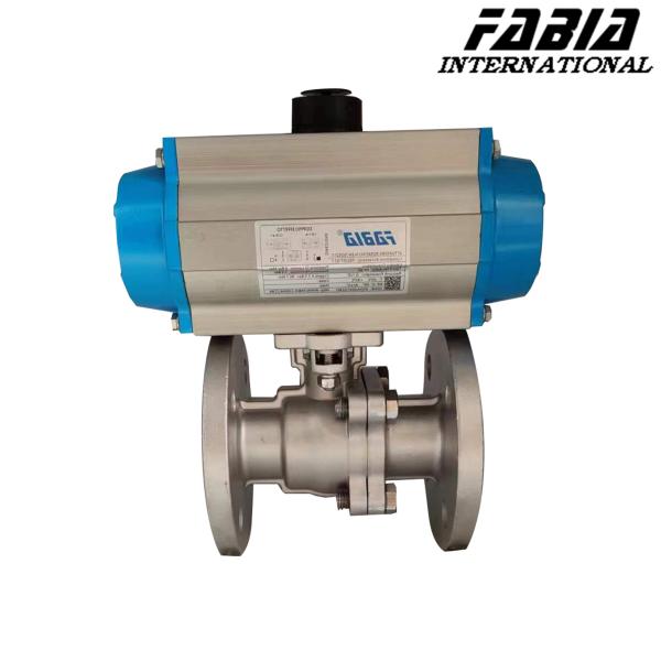 Buy cheap Easy-To-Maintain Pneumatic Two-Piece Flanged Ball Valve from wholesalers