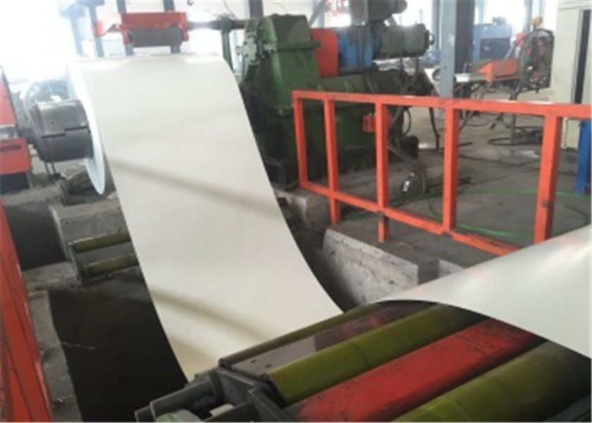 Z275 RAL 4089 White 2400mm Prepainted Galvanized Steel Sheet In Coils