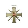 Buy cheap Zinc Alloy Metal Cross Sword Souvenir Badges with Antique Gold Plating, Two Pieces Combined from wholesalers
