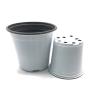 Buy cheap Cylindrical 0.5L Mini White Plastic Flower Pots Easy Transplanting from wholesalers