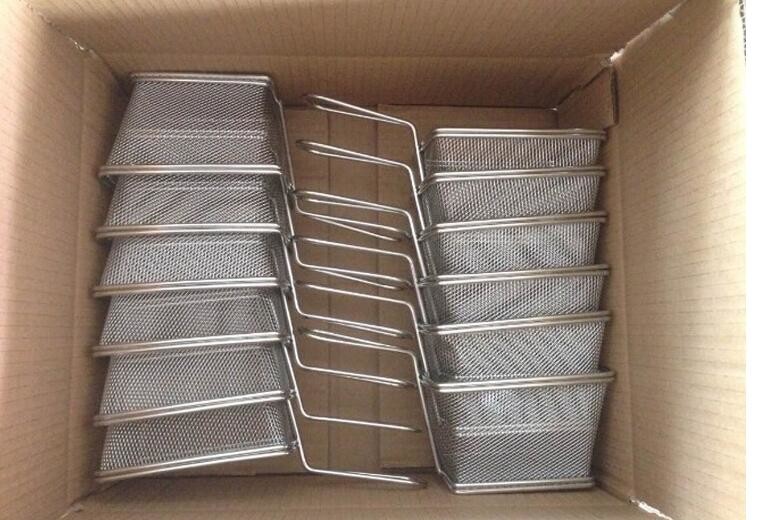 Mini Perforated Baking Tray Wire Mesh Deep Fat Fryer French Fries Holder Basket