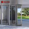 Buy cheap Insulated Prefab House Exterior Aluminum Folding Door Patio Double Glazing from wholesalers