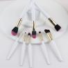 Buy cheap 10Pcs Luxury Cosmetic Makeup Brush Set White Wooden Handle Custom Logo Foundation from wholesalers