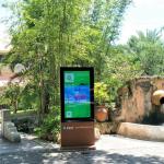 CCC 2500nits Digital Signage Lcd Display ISO9001 For Scenic Spot