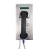 Buy cheap Bank Service Wall Mounted Telephones With Armored Cord And ABS Material Handset from wholesalers
