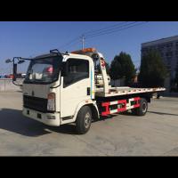 Buy cheap Car Carrier Flatbed Tow Truck Wrecker Truck Road Towing Truck 2 Persons' Seat product
