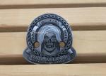 3D Antique Zinc Alloy Imitation Hard Enamel Ring , Military Badges And Pins