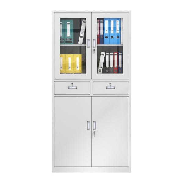 Buy cheap Modern White Office Furniture Filing Cabinet with Multi-drawer Steel Storage and Lock from wholesalers