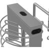 Buy cheap RS485 Interface Half Height Gate Turnstile Security Gates 550mm from wholesalers