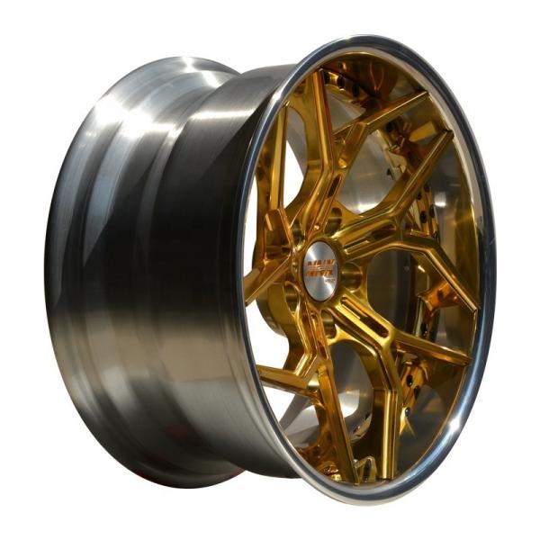 Buy cheap Professional Forging Rims 18 19 21 inch Gold Wheel rims,alloy 20inch 22inch black rims off caddilac from wholesalers