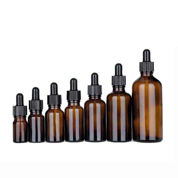 Buy cheap 10ml Round Cosmetic Dropper Bottle Essential Oil from wholesalers