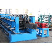 Buy cheap 2.0-5.0mm Thickness Galvanized Gutter Roll Forming Machine Gear Box 22KW product