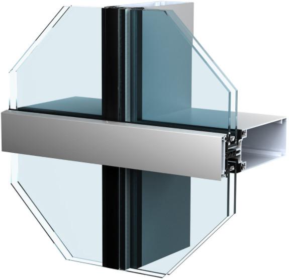 Buy cheap High End Unitized Curtain Wall System , Exterior Curtain Wall Not Affected Weather from wholesalers