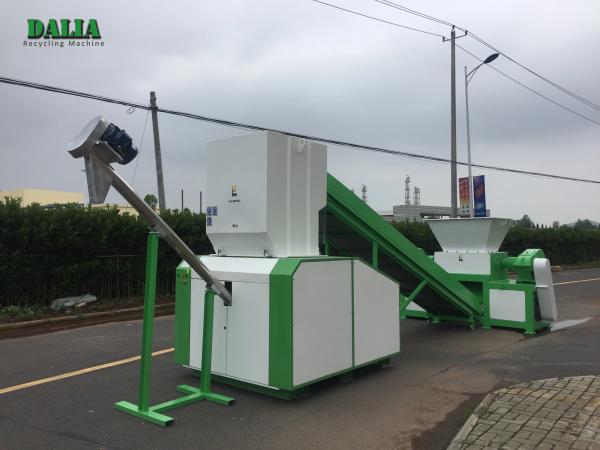 Buy cheap Low Noise Double Shaft Wood Shredder Machine H13 Blades Material Long Lifetime from wholesalers