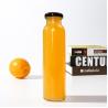 Buy cheap Round 12oz 350ml Orange Juice Glass Bottle With Metal Lid from wholesalers