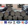 Buy cheap 50 KN 11M Height Conical Electric Power Pole ASTM A123 Galvanizing Standard from wholesalers