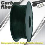 High Strength Carbon Fibre 3D Printer Filament 1.75 Mm Scrub Black 220°C Melt