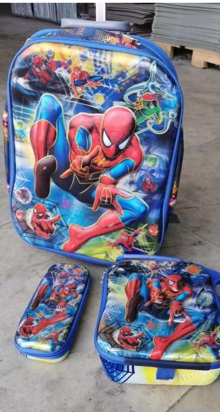 School Bags With Wheels Kids School Trolley Bag For Teenager Girls Trolley
