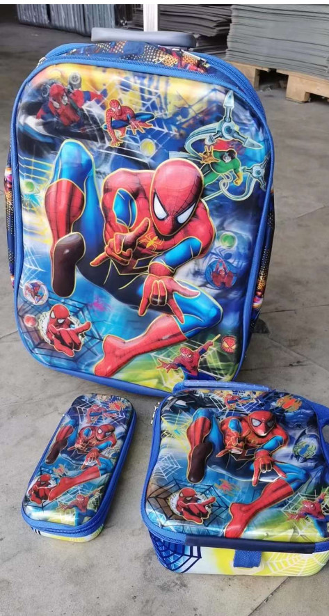 School Bags With Wheels Kids School Trolley Bag For Teenager Girls Trolley School Bags