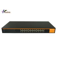 Buy cheap 24 Gigabit 30W Fiber Optic POE Switch product