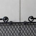 Black Cosmetics Storage Baskets Iron Wire Mesh Shopping Basket