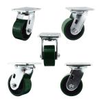 4x2 Inch Green 360 Degree Rotating Iron Core Heavy Duty Casters