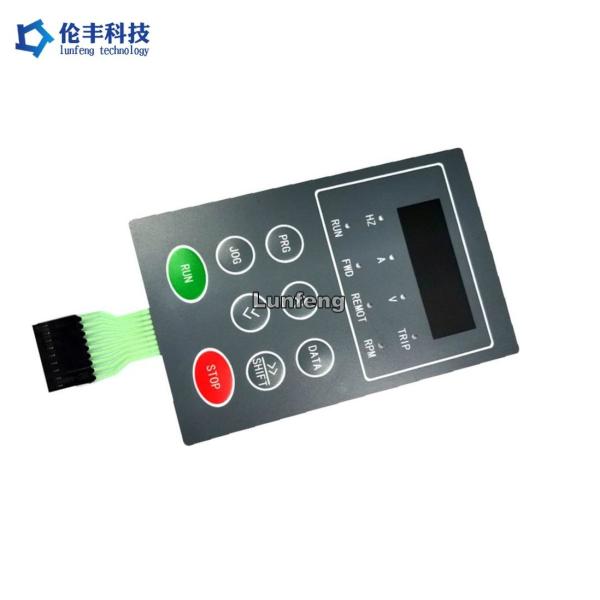 Buy cheap Transparent Black Window LEDs Backlight Membrane Switch 0.18mm PET from wholesalers