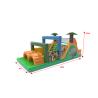 Buy cheap Jugle Theme Animal Rhino Inflatable Obstacle Course With Palm from wholesalers