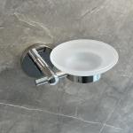 Shower Glass Soap Dish Holders Wall Mounted 304 Stainless Steel