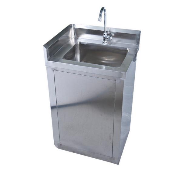 Buy cheap 900mm Knee Operated Stainless Steel Hand Wash Basin SUS201 from wholesalers