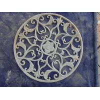 Buy cheap Classical Design Outdoor Round Cast Iron Doormat For Home Decor product