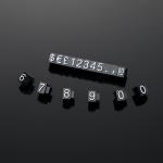 24 Alphabet Stick On Number Zero Tags For Retail Display And Jewelry Stand