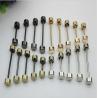 Buy cheap DIY bag accessories all kinds of size gunmetal color metal light gold dumbbell barbell rivet stud for bags from wholesalers
