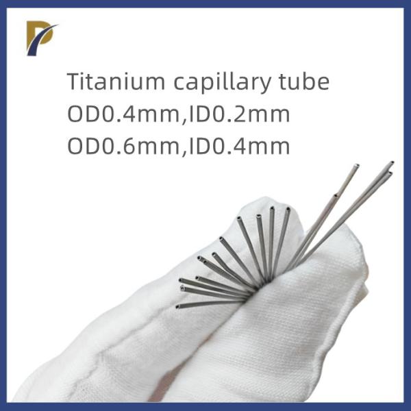 Buy cheap Gr1 OD0.4mm ID0.2mm Pure Titanium Tube Titanium Capillary tube For Medical Devices from wholesalers