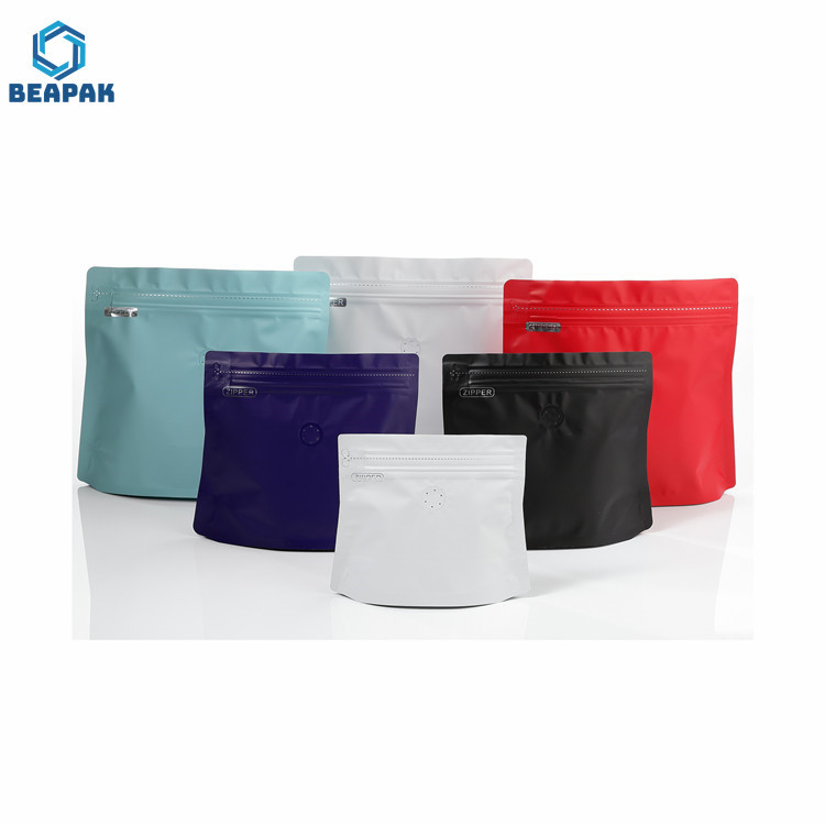 Accept Custom logo and printing Aluminum Foil Small Coffee Pouch 3 Side Sealed Drip Coffee Bag