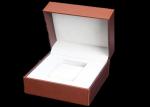 Pu Leather Women Watch Box With Stitching Custom Logo Luxury Waterproof Velvet