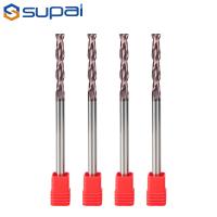 Buy cheap Long Flute/Shank Carbide End Mill For Steel Machining Fraises Plates Customized product